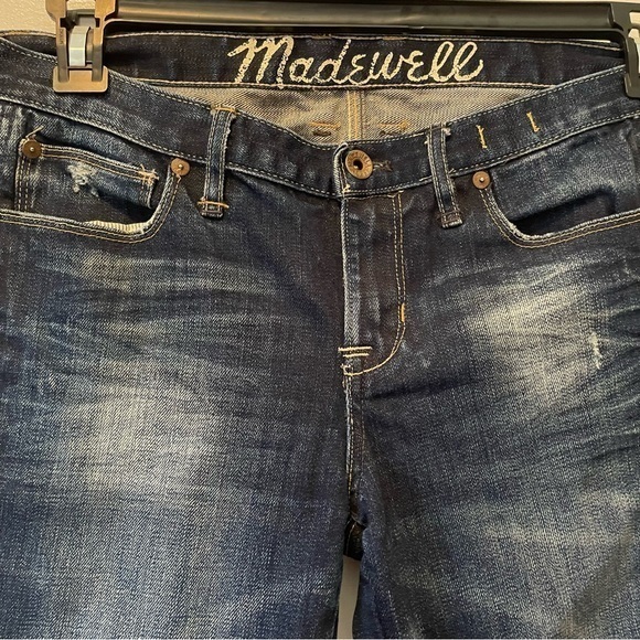 Madewell Distressed Flare Denim Jeans - Picture 4 of 16